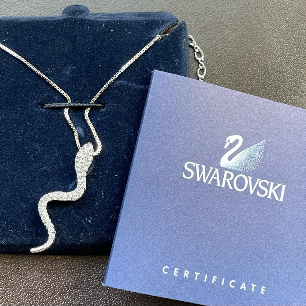 Swarovski Crystal Snake Necklace
